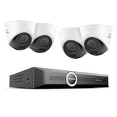 3MP 8 Channel PoE Security System, 6MP NVR, S+265., Smart Motion Detection, Smart Playback, Smart Notification with Image Attached